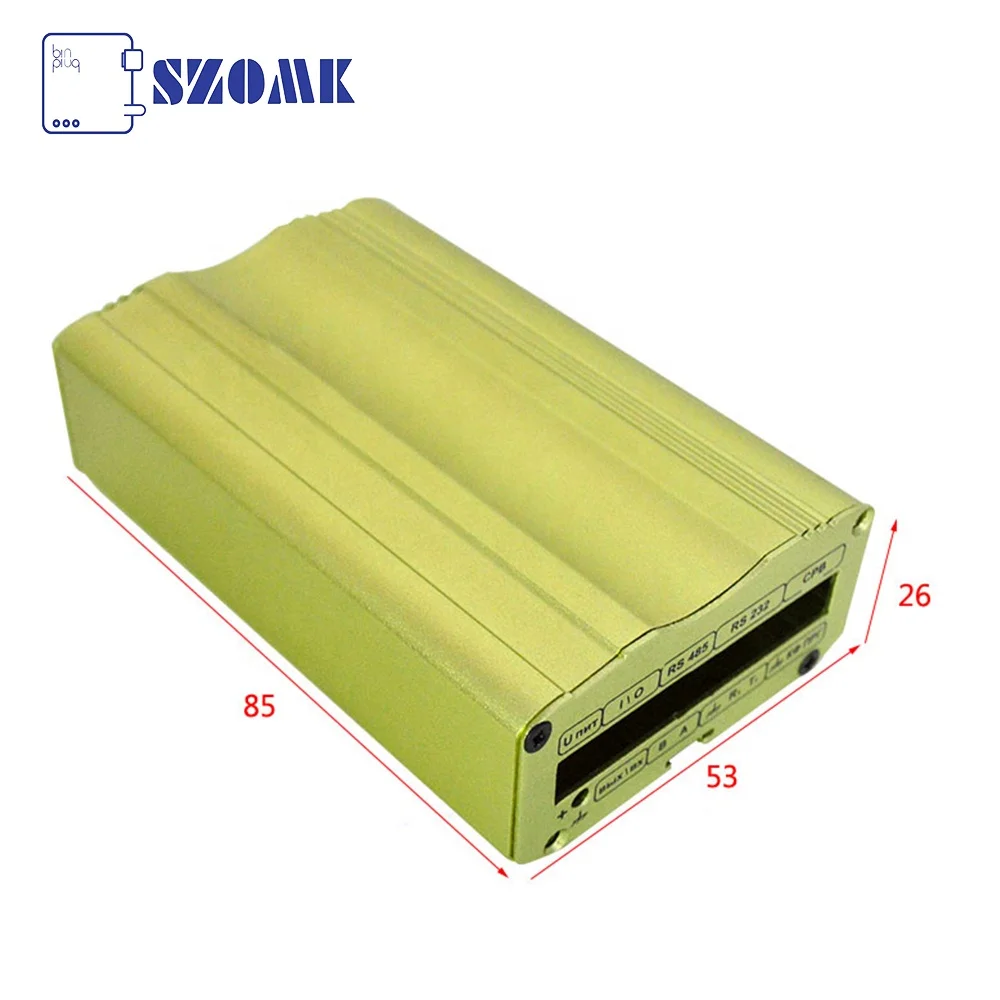 SZOMK aluminum junction box colorful extruded aluminum CCTV camera housing electronic heat sink enclosure