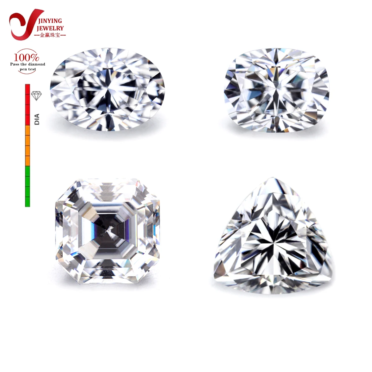 Оптовая продажа, сертификат GRA, бесцветный бриллиант D, овальная Подушка принцессы, овальная груша, маркиза, радиальный Свободный Муассанит VVS1