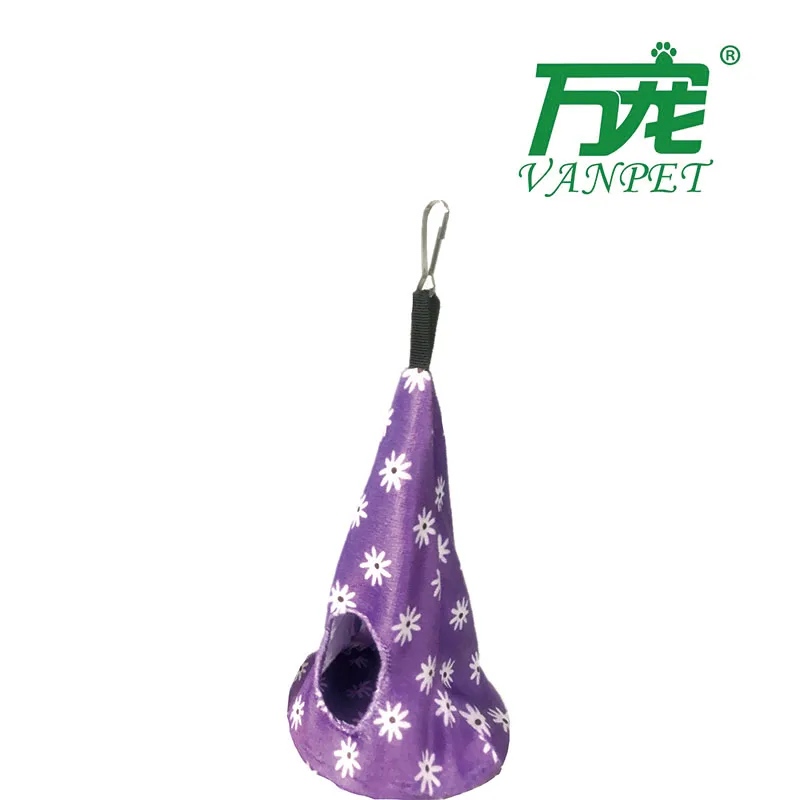 Bird Perch Tent for Parrot Hanging Hut Cloth warm Parrot Nest