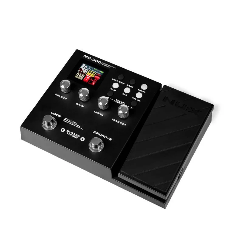 Little Angel NUX MG-100 MG-30 Electric Guitar Digital Multi-Effects Pedal Custom Logo Bass Instrument Case Wholesale Available