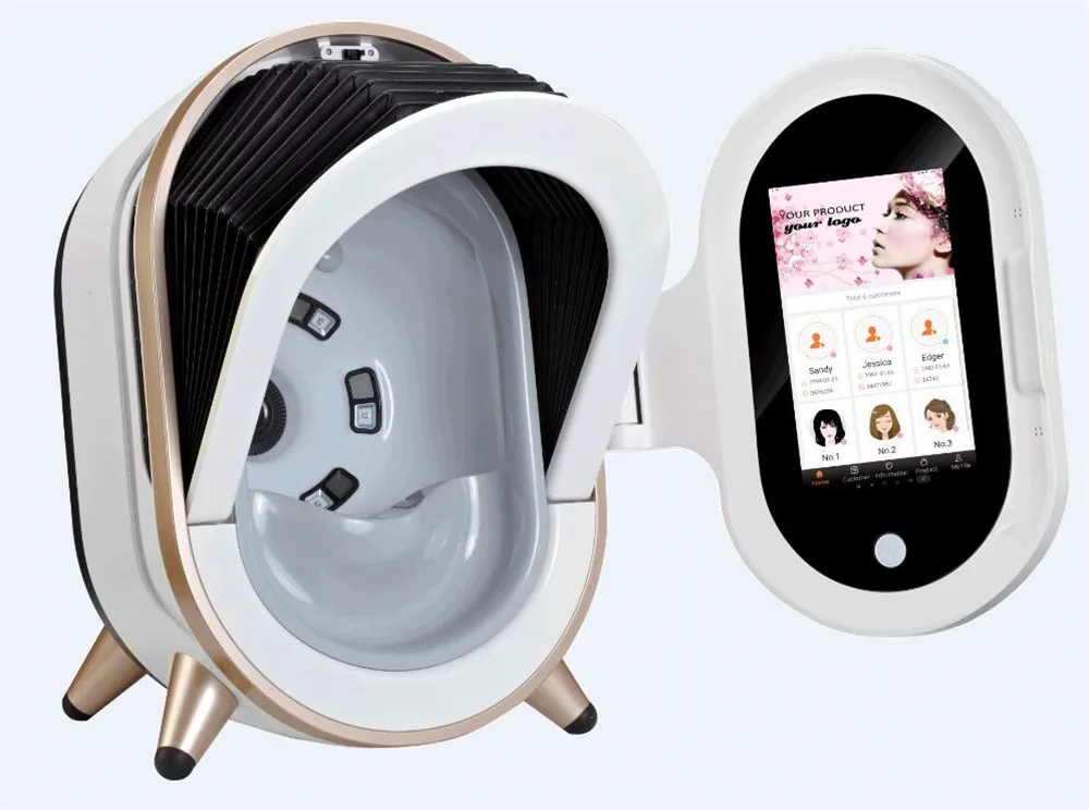 New trend 2024 skin analyzer system portable skin analyzer machine easy take skin care machine