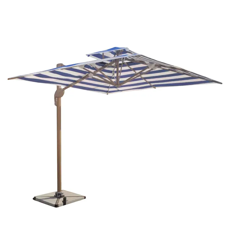 XYD Professional OEM 180G Polyester Canopy Small Roman Cantilever Umbrella Metal Aluminum Outdoor Roman Umbrella