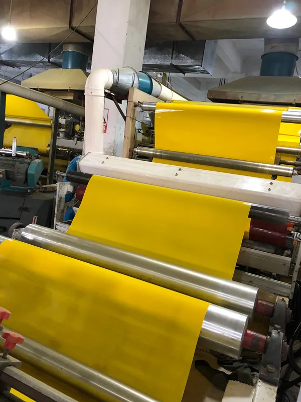 GRS recycled polypropylene pp film roll 300micron yellow pp roll without glue for insect sticky trap use