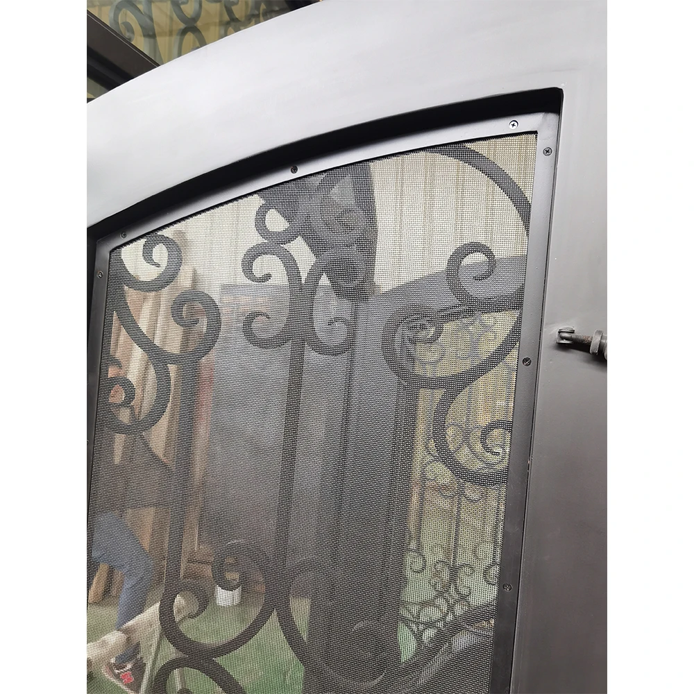wrought iron gate forged door with the best heat preservation effect