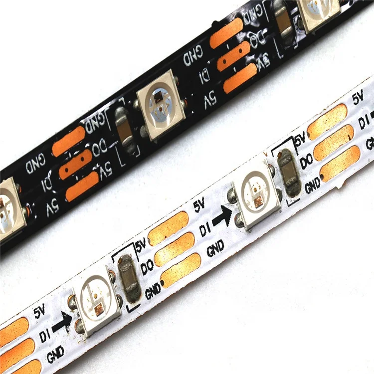 Czine 4 мм ширина 3535 Smd водонепроницаемый 18 Вт/м Ws2812 Sk6812 адресуемые гибкие светодиодные