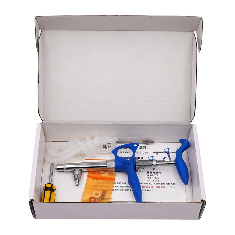Reusable Automatic Veterinary Continuous Syringes Poultry Inoculator 0.5cc Syringe