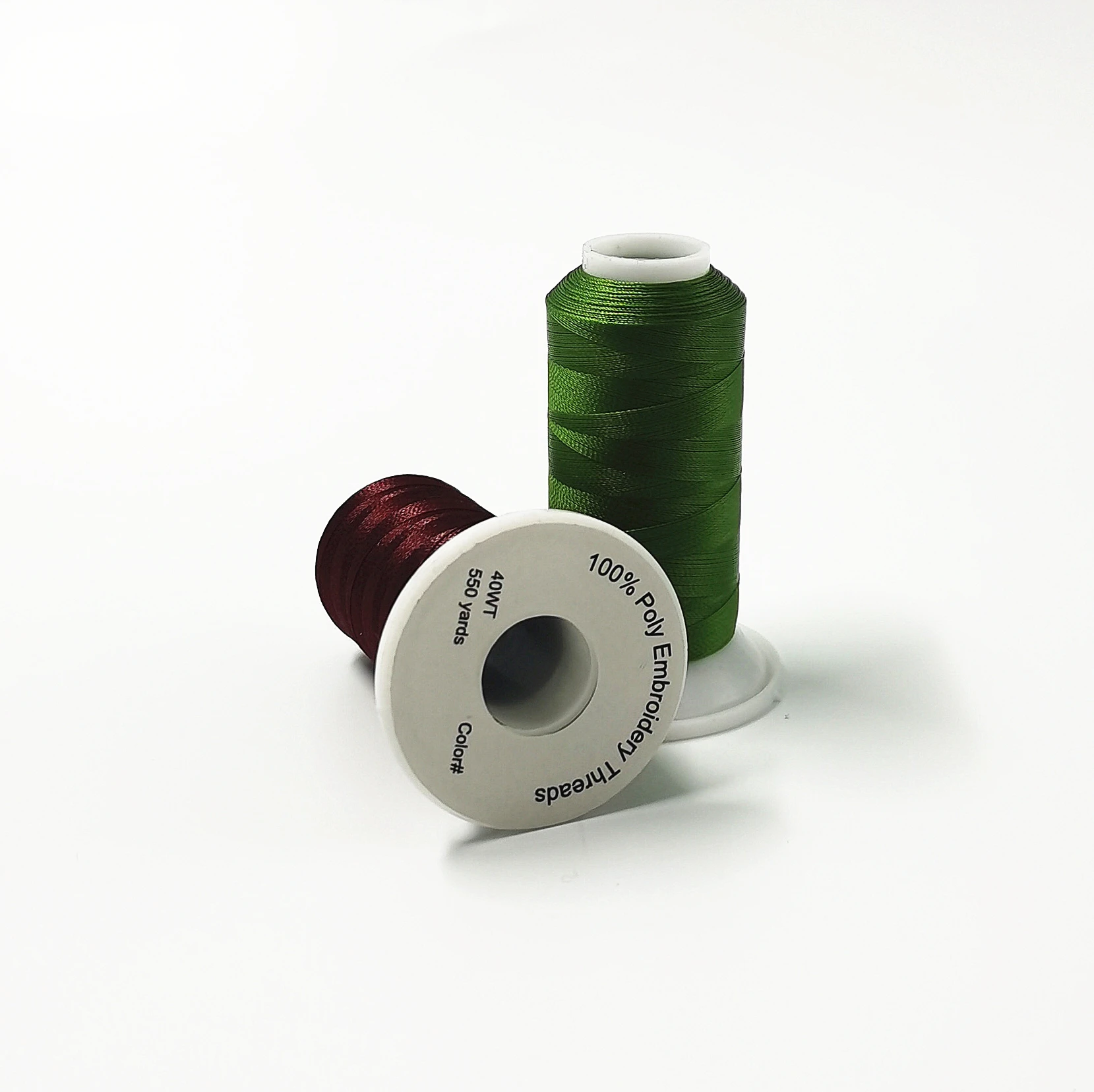120D/2, 550Y  Polyester embroidery  thread Small bobbins  40 pcs Set
