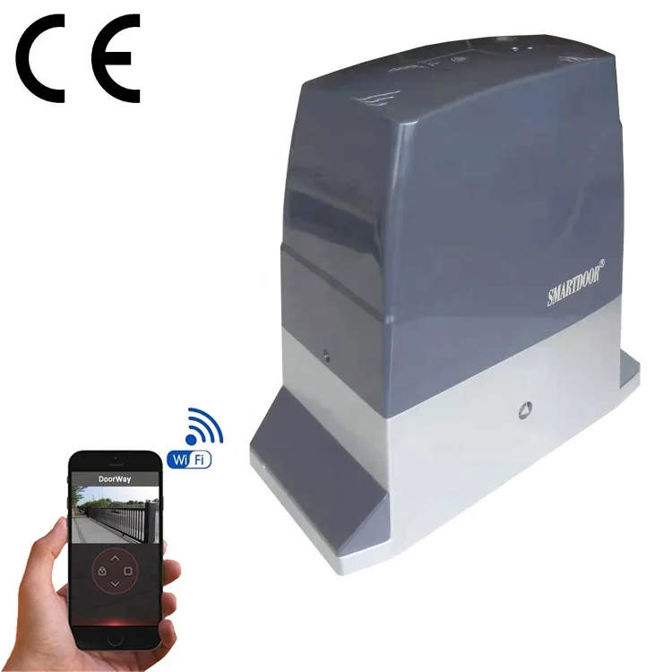 Wifi Bluetooth Открыватель солнечных ворот двигатель для раздвижных 1000 кг операторы боковых моторов дверей с резервным аккумулятором