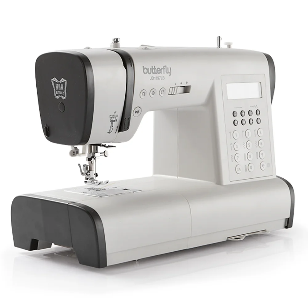Professional Manufacturer Double Needle Mini Electric Butterfly Household Sewing Machine