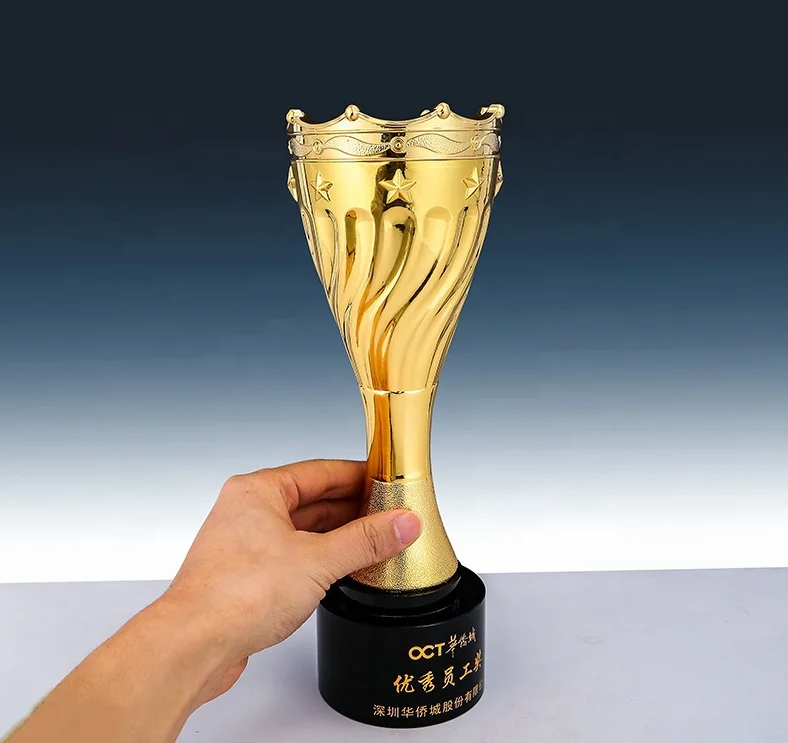 Metal Trophy Marathon Games Sports Champion Gold Silver Copper Award Trophy