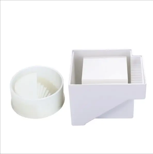 DIY Cylinder cube stairs epoxy resin flower pot pen holder mold pen container silicone mold for succulent planter