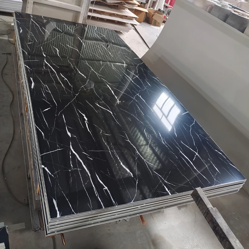 pvc plastic alternative marble wall panel & board uv acm panel  with a uv gloss laminated printed uv pvc marble sheet pvc