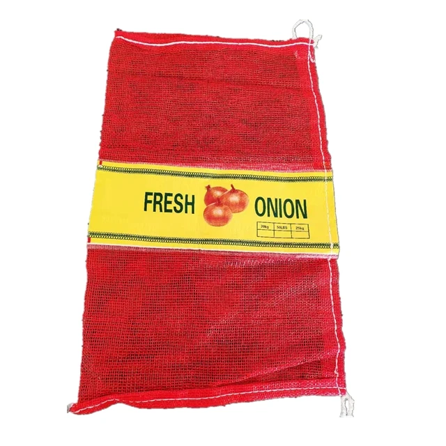 Customizable PP mesh bag for fruits and vegetables onion potato
