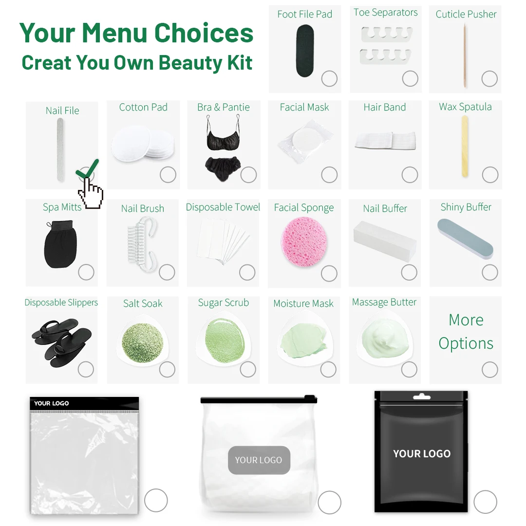 Professional Pedicure Tools Sets In a Box 13 in 1 Luxury Custom Logo Disposable Nail Care Spa Manicure Pedicure Kits