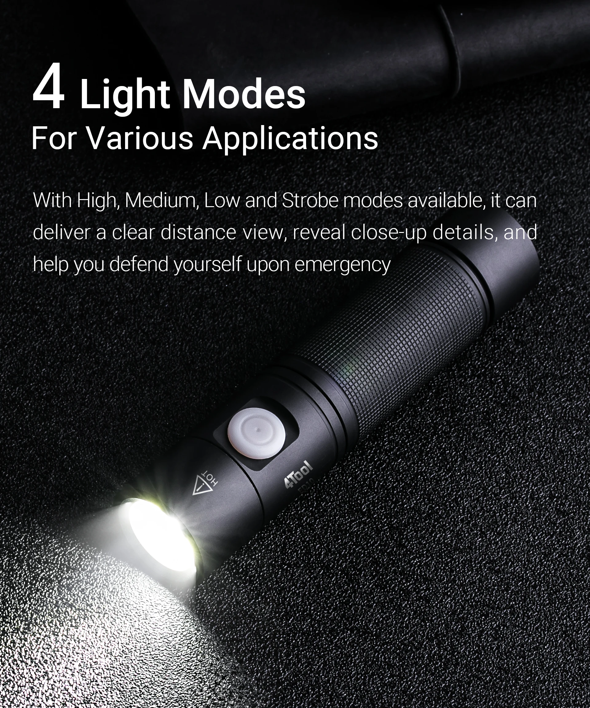 1400 lumen high power Nextorch ED10 type C recharge edc flashlight Good selling torch flash light ce