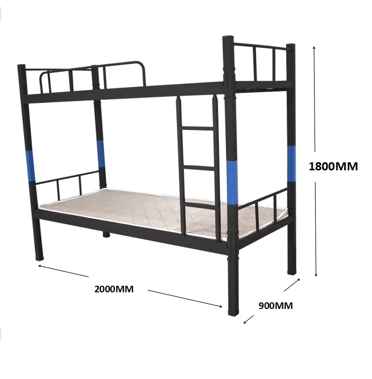 
metal bunk beds design steel bed Twin over Full dormitory bed of furniture 