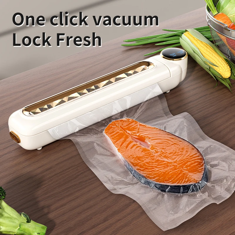 Commercial Electric Vacuum Food Sealer Machine Multifunction Household Plastic Vacuum Machine Factory Hot Sell Food Preservation