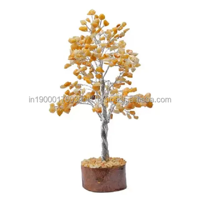 wholesale natural agate stone crystals best quality rose quartz natural chips wire crystal tree for home decoration