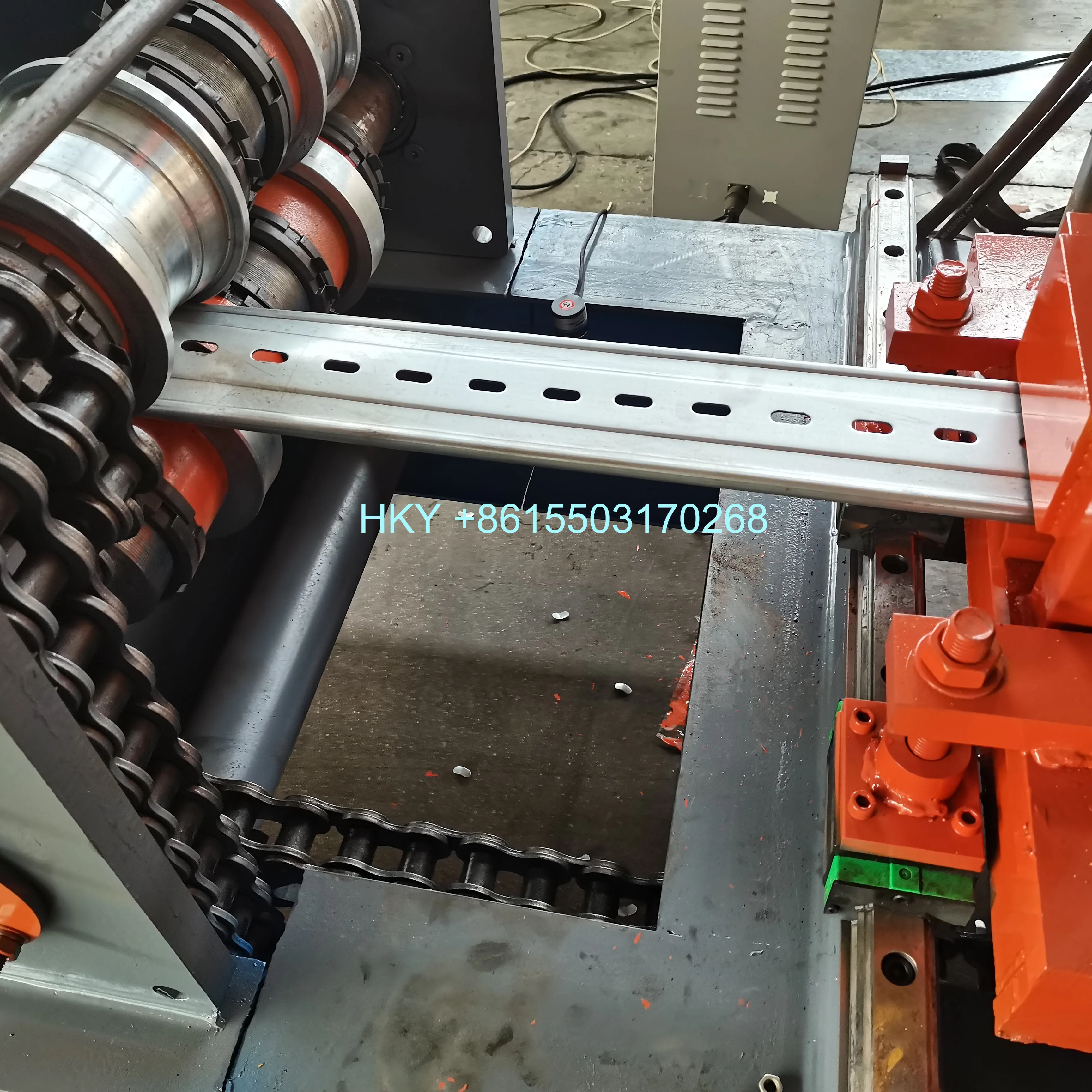 Solar c steel rail roll forming machine