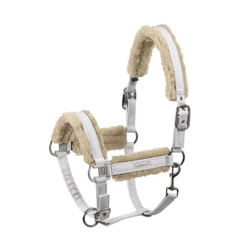 
Sheepskin Horse Halter With Lead Rope Equestrian Products 