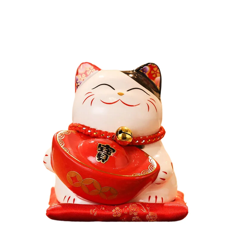 Lowest price Professional Supplier Handpainted Porcelain Accent Colorful Ceramic Lucky Cat