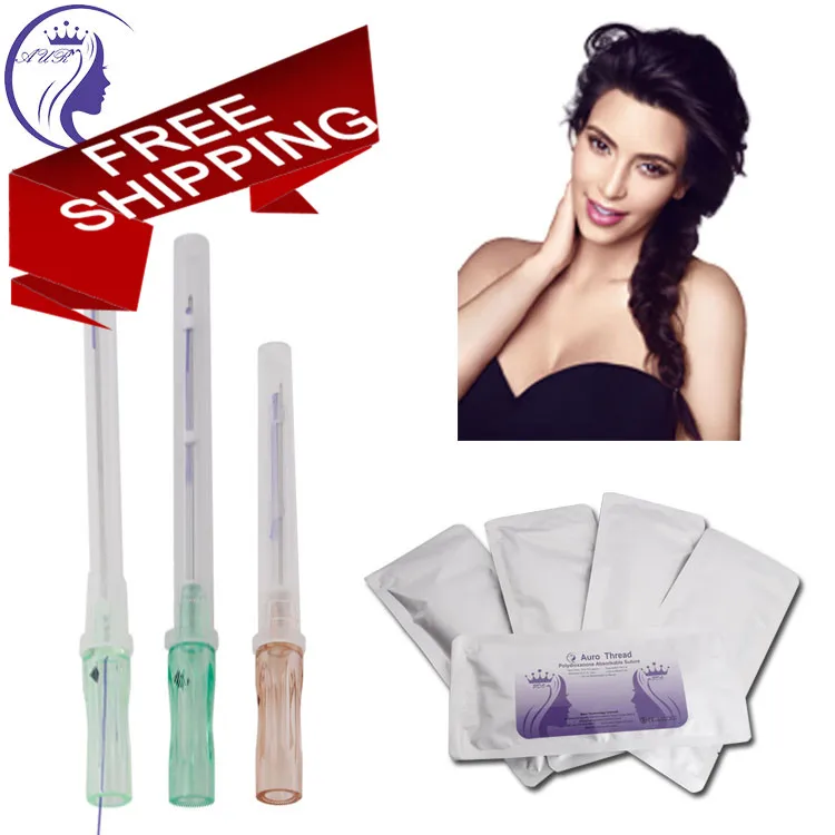 High-grade COG 2-1 L Blunt 19G 60mm polydioxanone absorbable sutures pdo thread lift korea cog nose