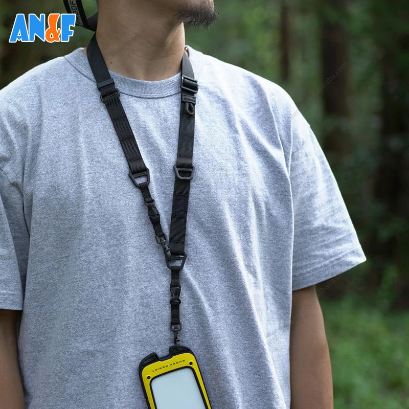 Mobile phone case lanyard multi-function tactical belt multi-purpose hanging neck shoulder strap outdoor equipment bag belt
