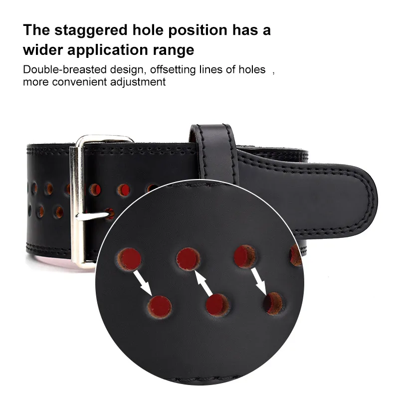 Регулируемый ремень из воловьей кожи толщиной 10 мм для