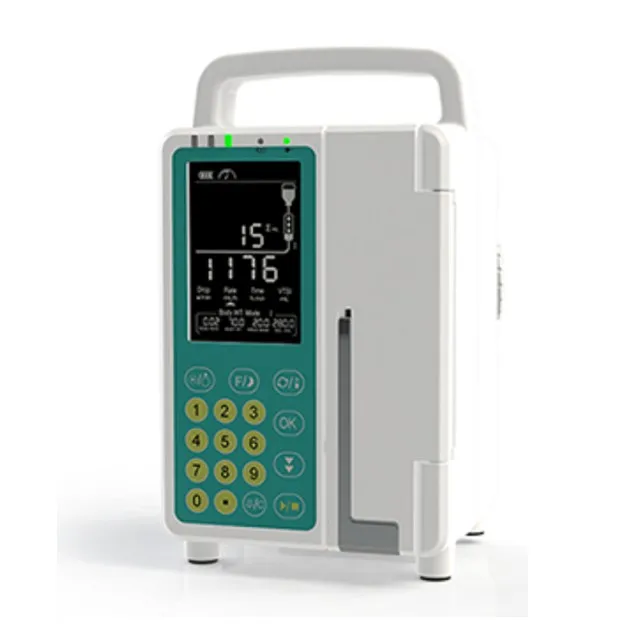 Hospital Touch Screen Medical Portable IV Vacuum Infusion Pump Syringe Pump
