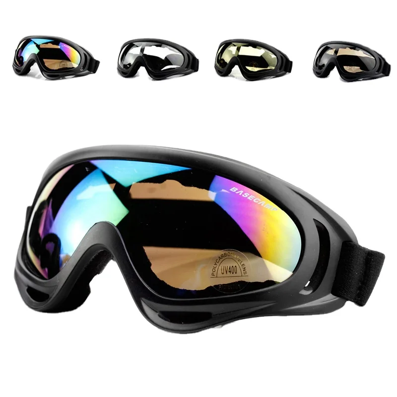 Tactical Outdoor Goggles Motorcycle & Ski Glasses Anti-Sand Fans Equipment for Cycling Sports & Beach Scenes