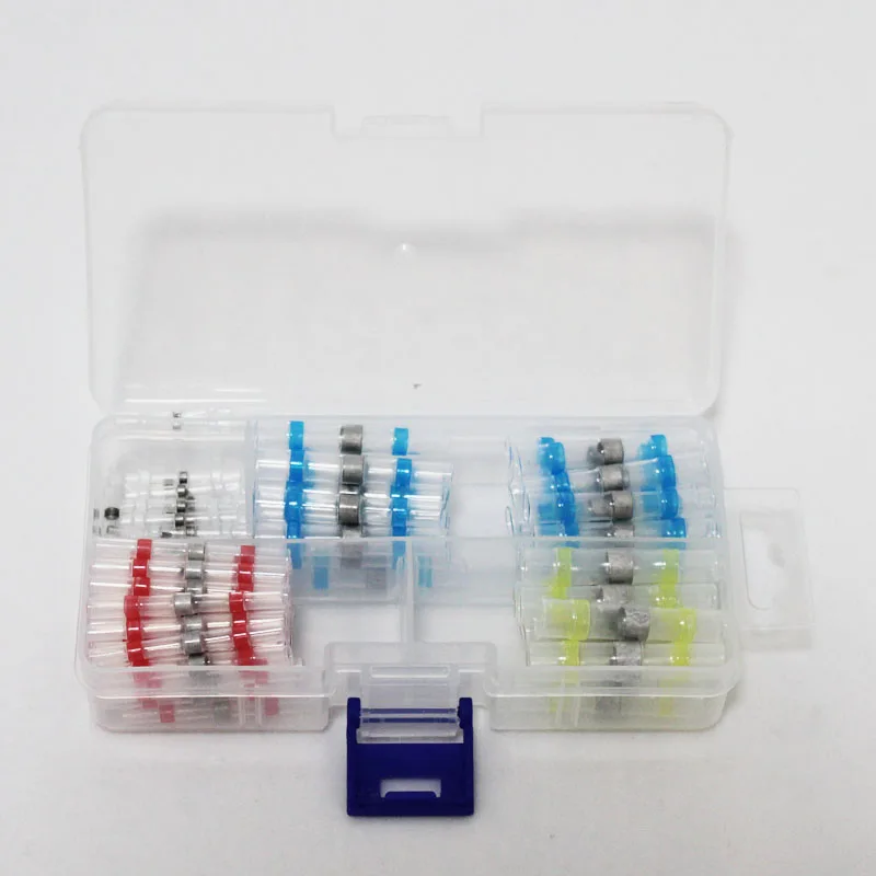 50/100 pcs Solder Seal Wire Connector kits Heat Shrink Connectors Terminals Crimp Insulated Electrical Butt
