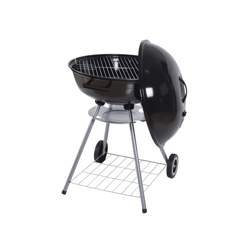 22-дюймовый портативный барбекю гриль для пикника на открытом воздухе барбекю Металлический Стальной угольный барбекю чайник гриль