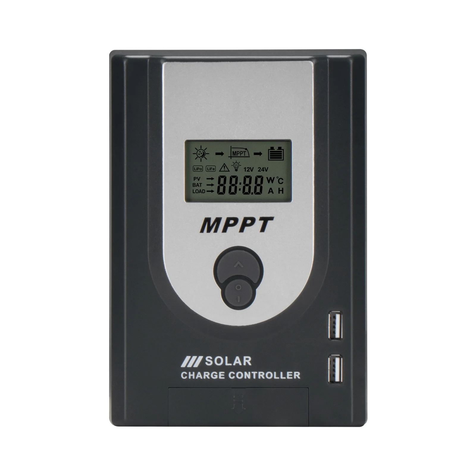 SOLARDANCE MPPT контроллер солнечного заряда 12V 24V USB Интеллектуальный 15A зарядного устройства