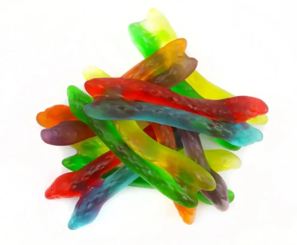 Haribo of America Twin Snakes Gummi Candy Assorted Sweet and Sour Candy Flavors 5 Ounce (Pack of 12) American Candy Supplier