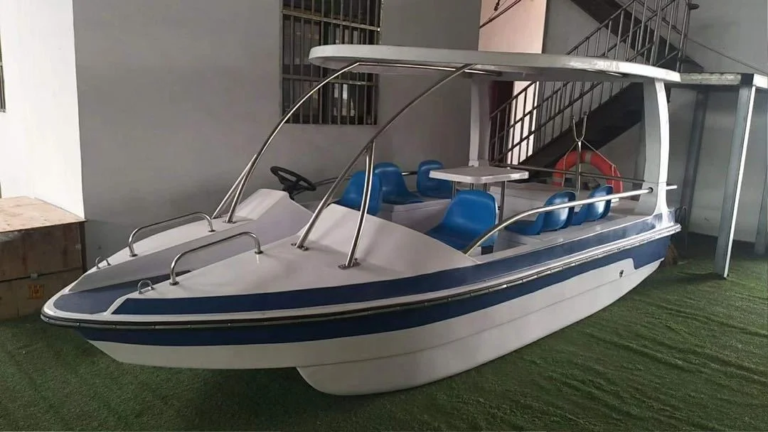 Water Park leisure electric boat with 6-8 people