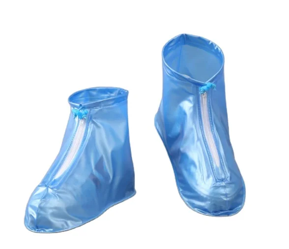 PVC waterproof plastic shoe covers can be reused non-slip shoe covers