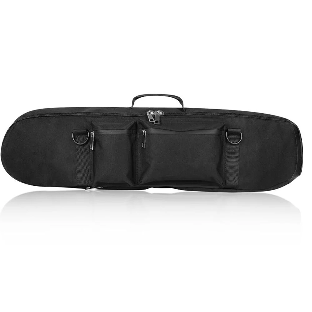Black Skateboard Bag Waterproof Skateboard Backpack Cruiser Carry Bag for 27inch Skateboard Skate Bag Custom