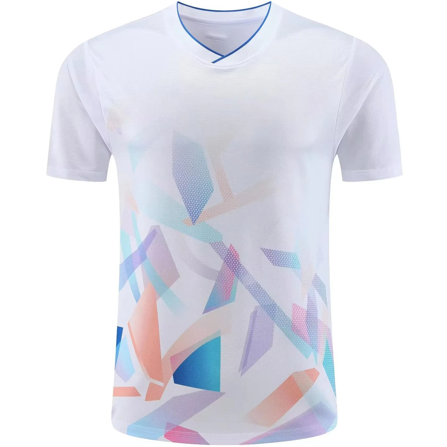 Customized Training Lightweight and Quick Drying Badminton Shirt Mesh Sweat-absorbing Tennis Running Shirt for Men