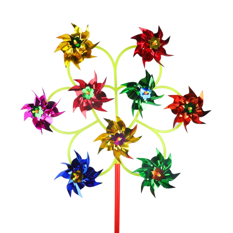 Professional Craftsmanship China Factory Production Decorations Toy Windmill Plastic Pinwheel