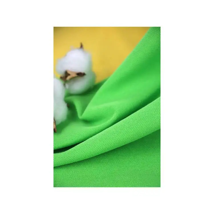 Guaranteed Quality Proper Price Bio-polish Knit Cotton Performance Pique Fabric