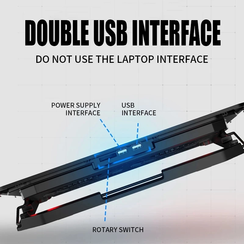  Universal Cooler Laptop Stand For Notebook With Cooling Fan Gaming Radiator