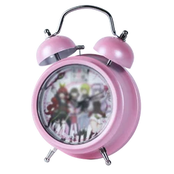 iMSH TB12003 Quartz analog clocks metal twin bell alarm clock wecker despertador desktop bedside bell custom alarm clock