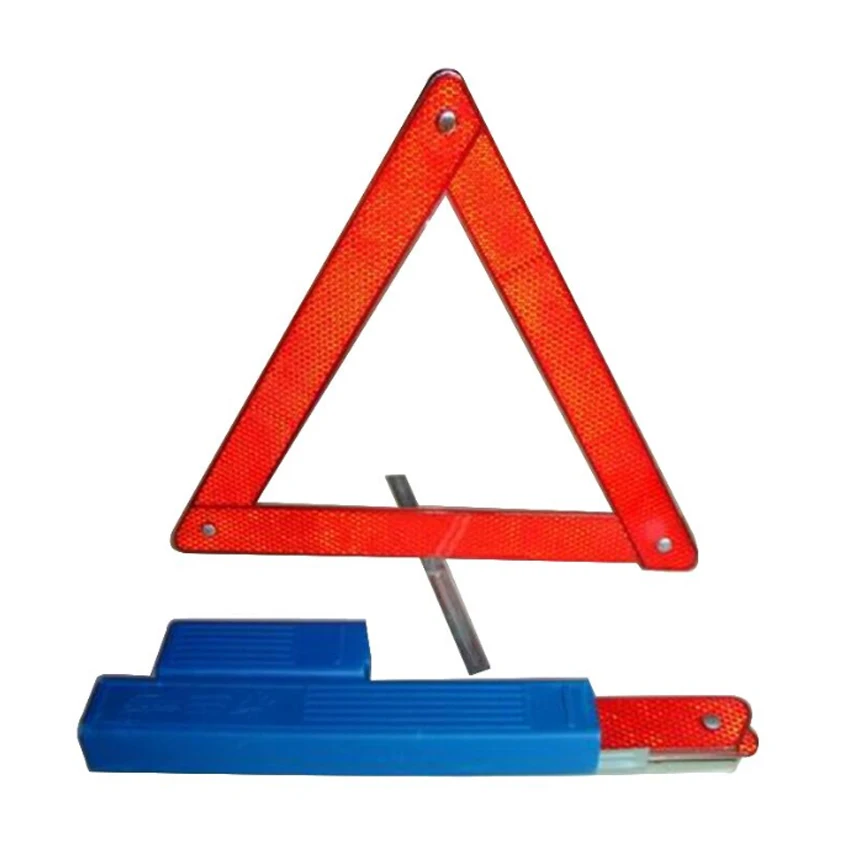 43*43*43cm Warning Triangle For Breakdown Roadside Emergency Driving Legal Standard For Cars Vans Trucks - Storage Case