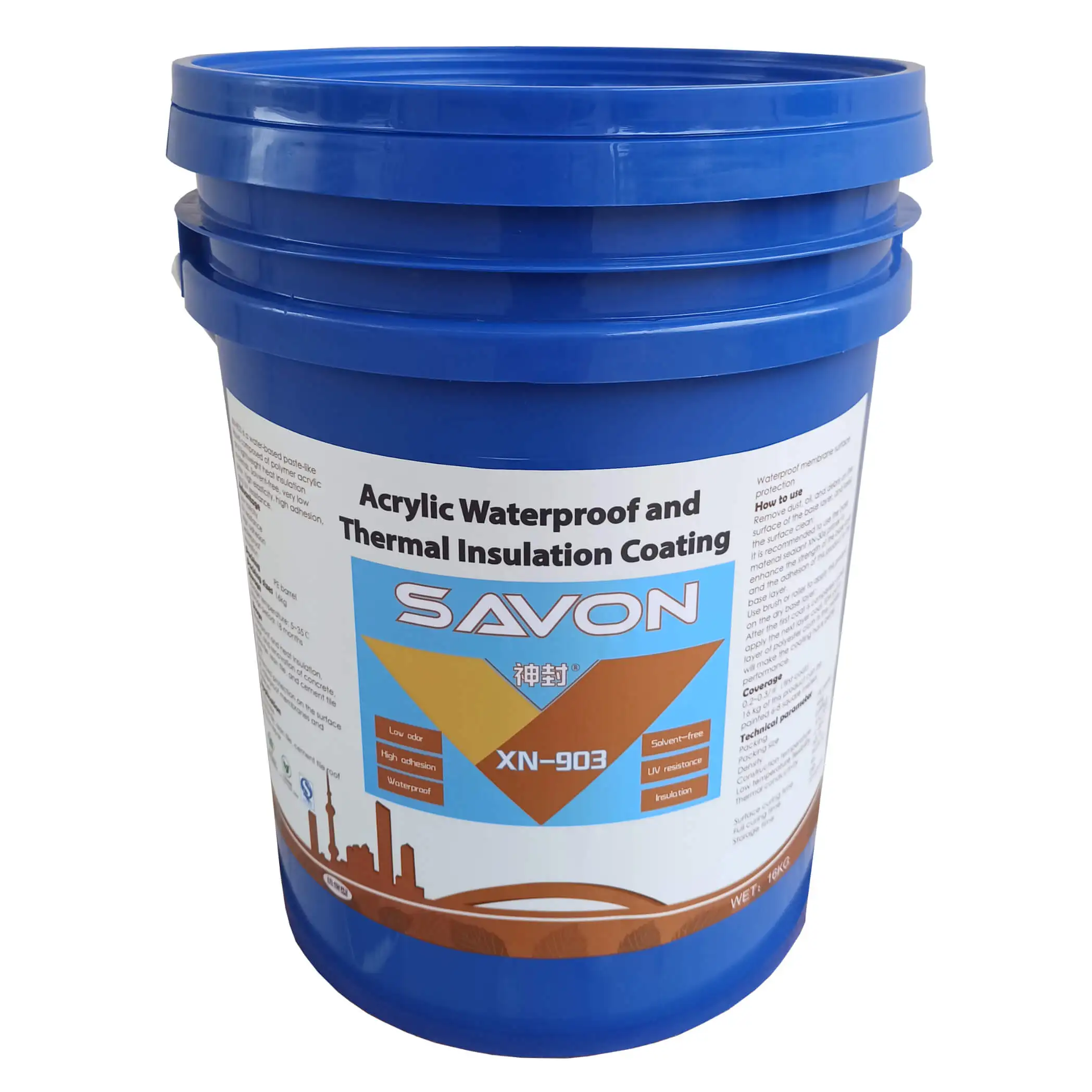 Factory Direct Supply Acrylic Waterproof Thermal Insulation Coating High Heat Resistant Paint Roof Paint