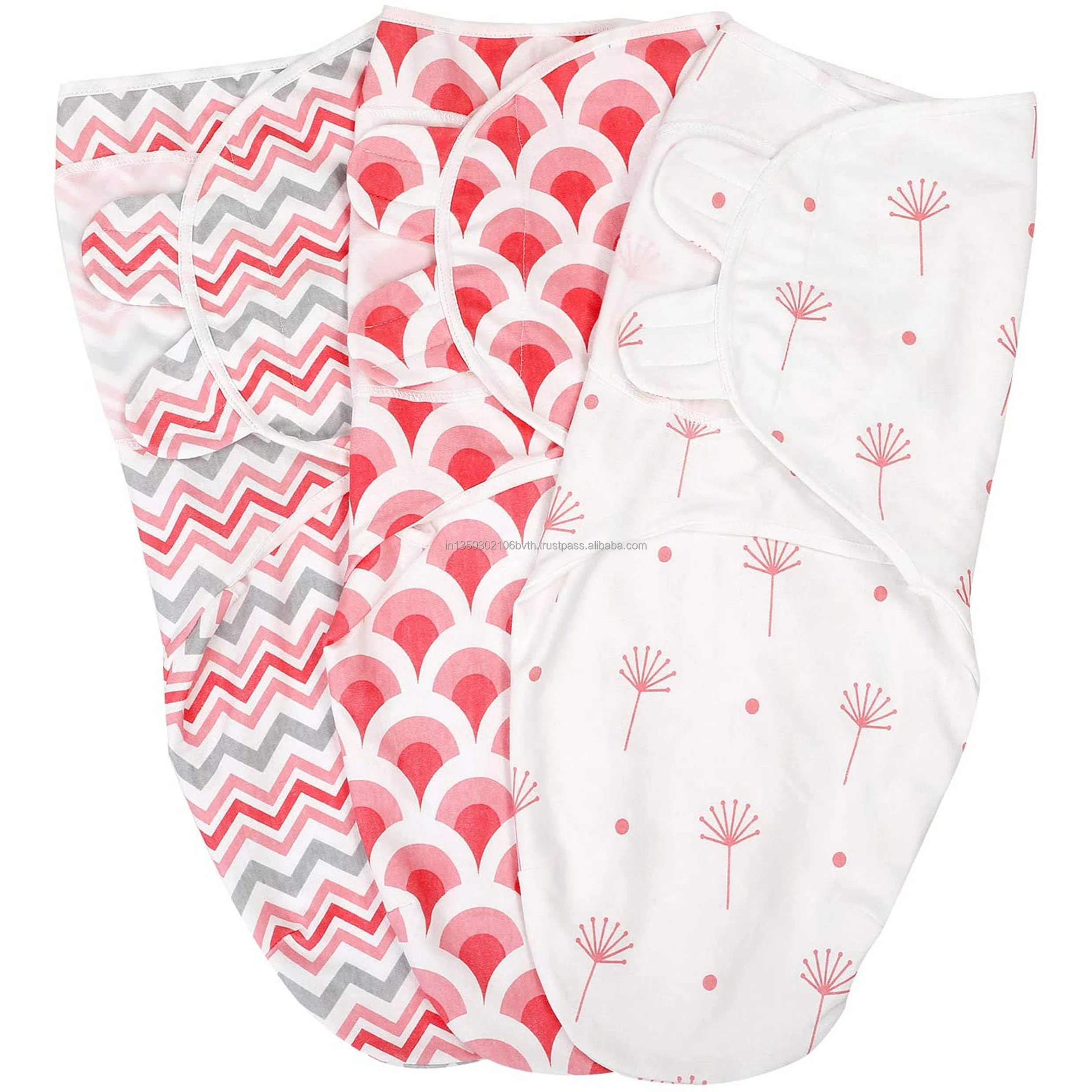 Baby swaddle blanket wrap set 3 pack combo