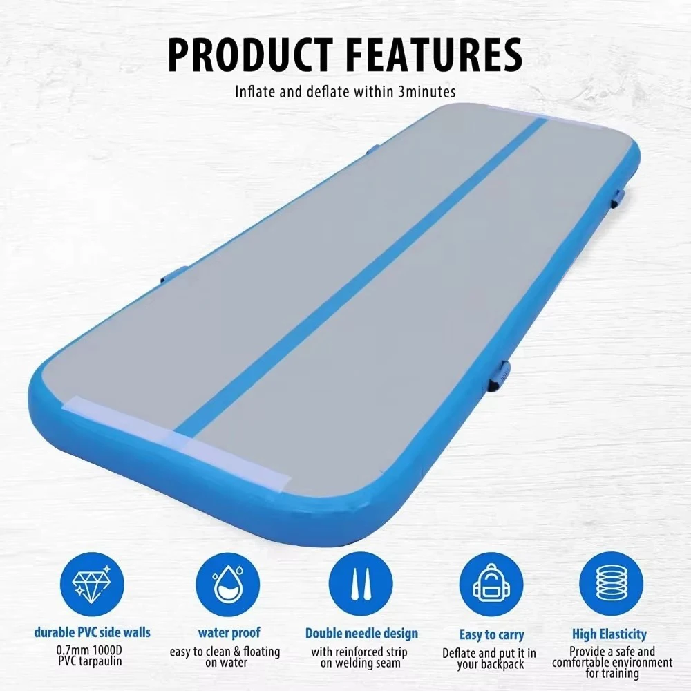 Air Track Air Mat For Artistic Gymnastics Training Inflatable Free Exercise Floor Rythmic Gymnastics Air Floor