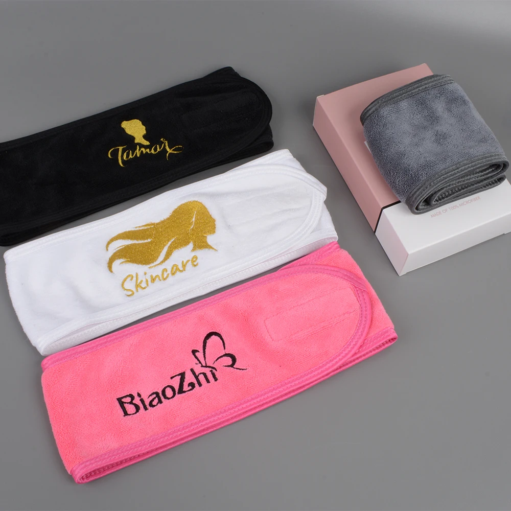 Прямая поставка с завода, регулируемая головная повязка высокого качества для спа, минимальный заказ для индивидуального логотипа