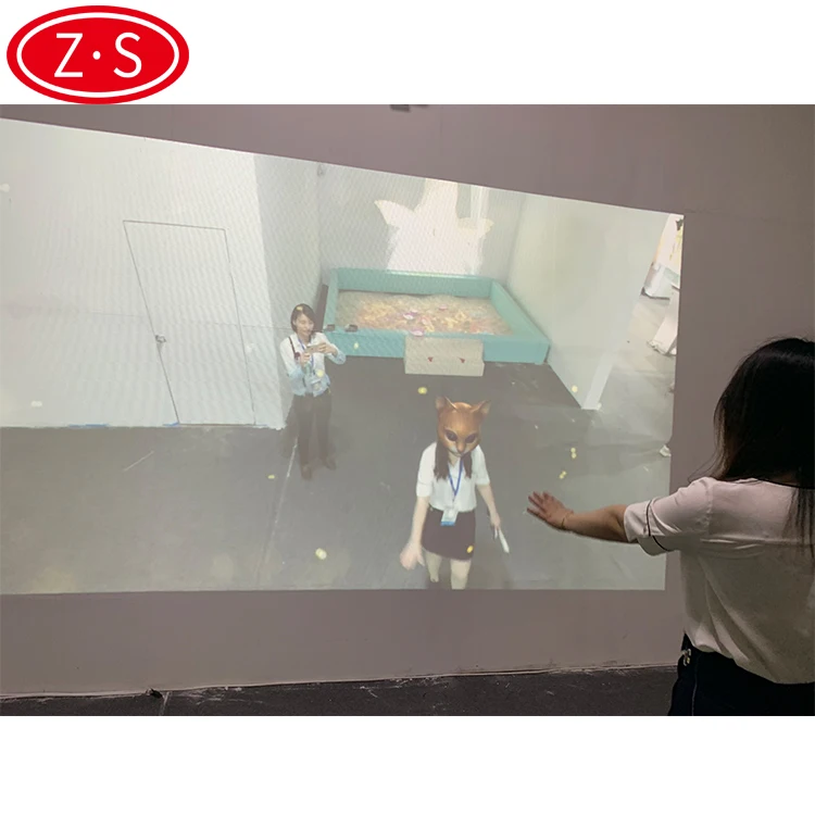 
Amazing interactive kids game somatosensory interaction animal interactive wall games 