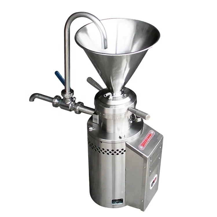 SINOPES New Mini Vertical Colloid Mill Grinder for Nuts Milk Fruit Flour Soybean Vegetables Farms Food Processing