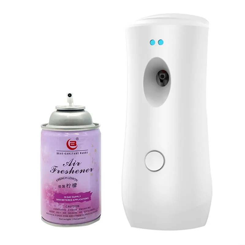Wall-mounted AA Battery Operated 250ml 300ml Perfume Sprayer Machine Automatic Air Freshener Aerosol Dispenser